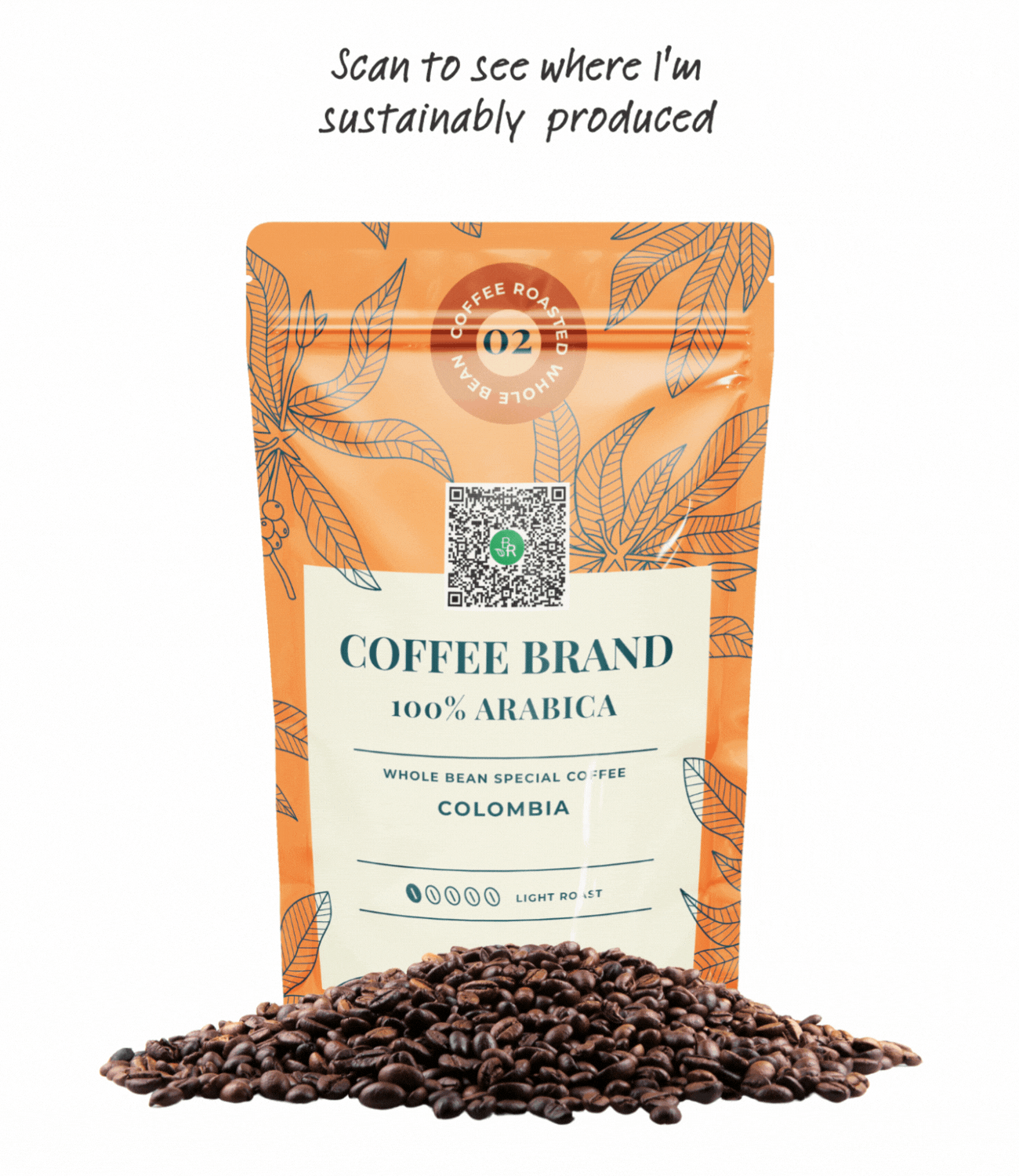 Scan to see where Im sustainably produced